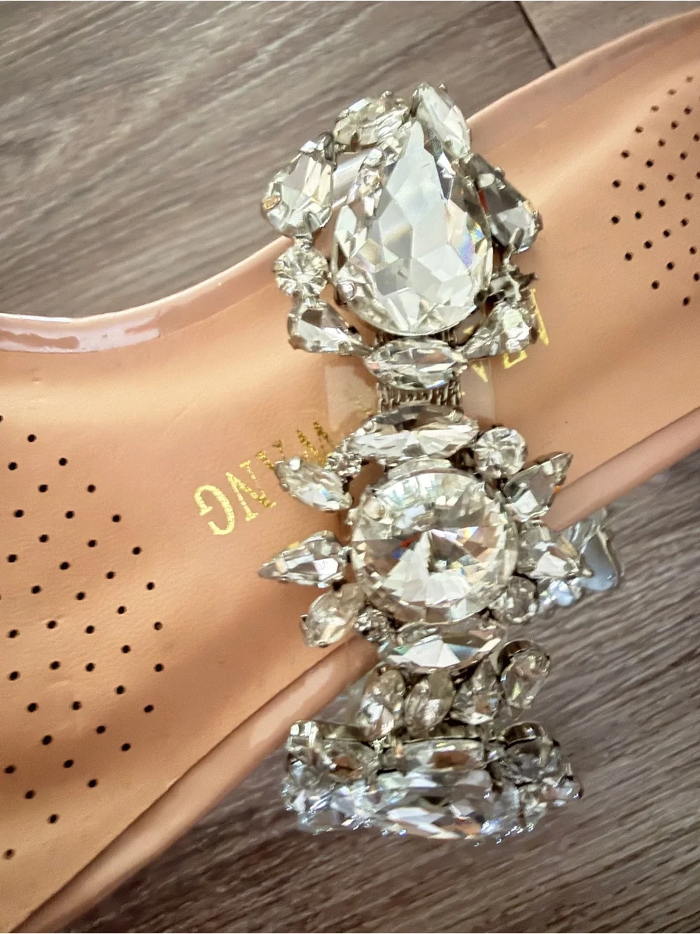 AZALEA WANG DONT BOTHER ME STILETTO SANDAL IN NUDE Size 8.5